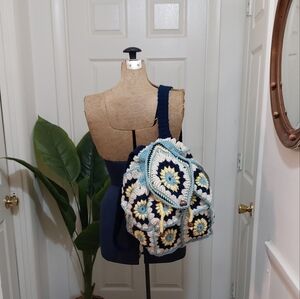 Handcrafted Crochet Backpack